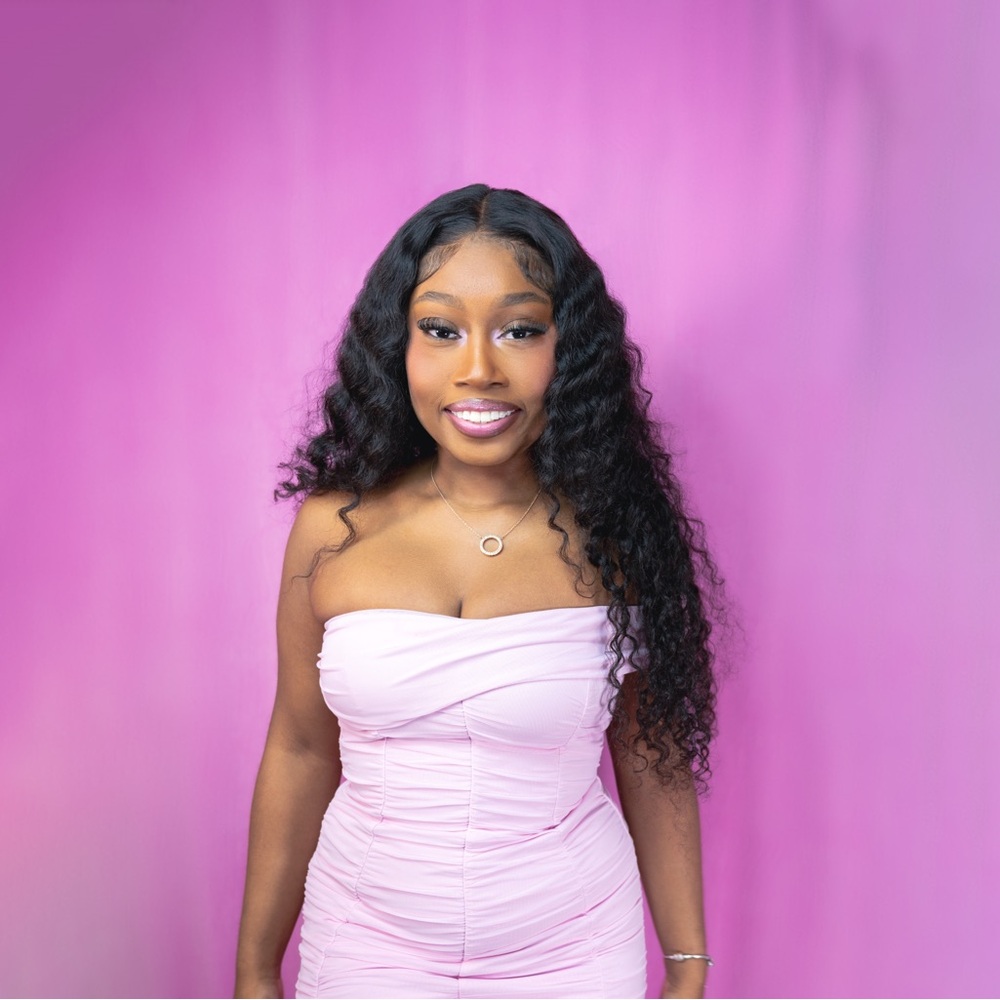 Pink off the shoulder Oh Polly dress